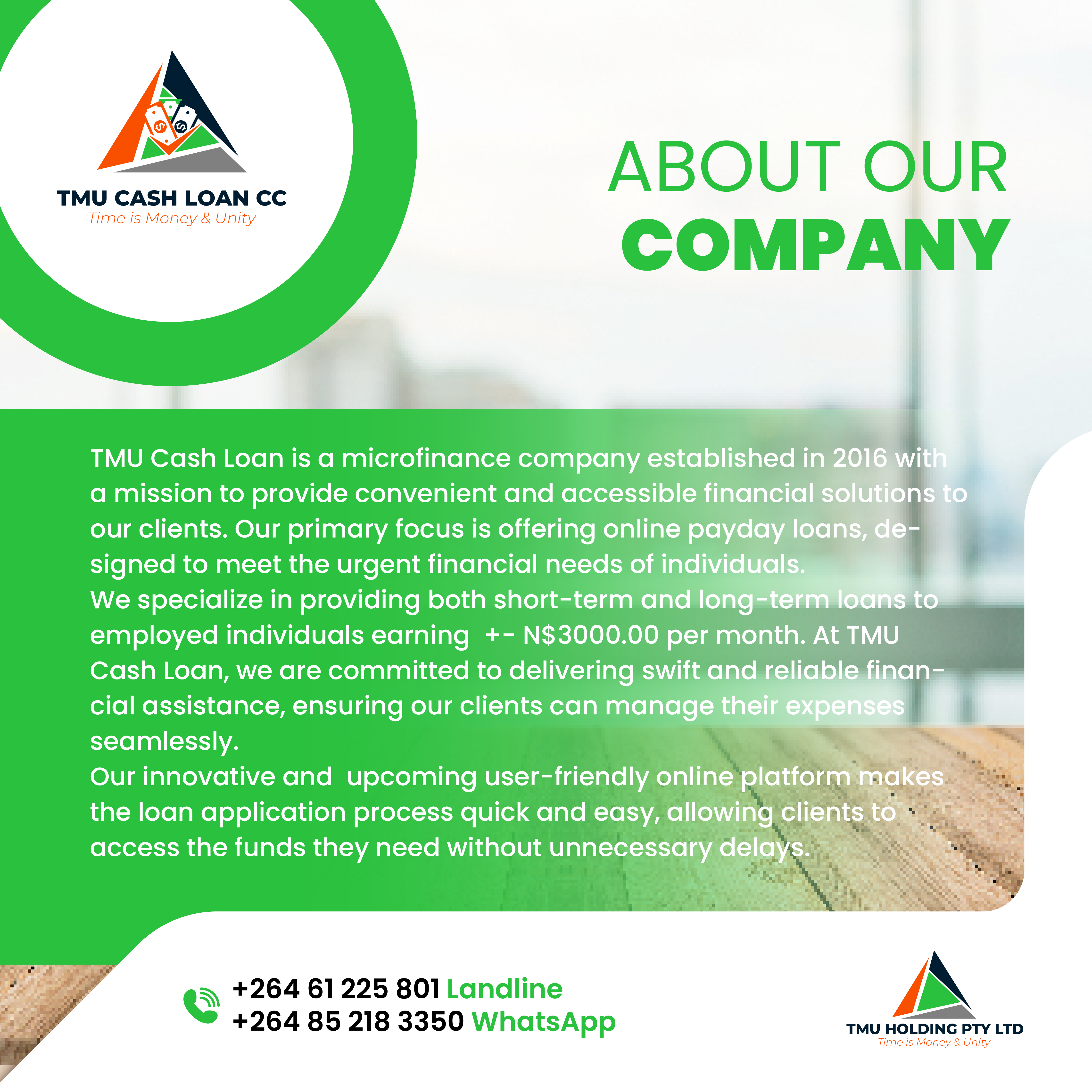 TMU HOLDINGS PTY LTD